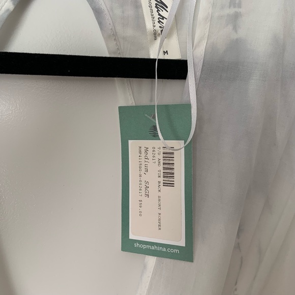 MAHINA - tie die romper cover-up - Picture 5 of 5